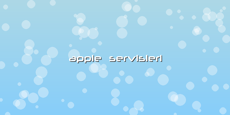 Apple  Servisleri