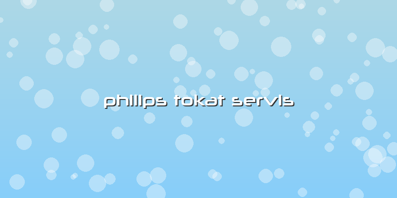 Philips Tokat Servis